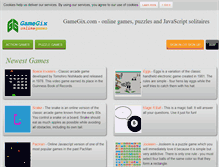Tablet Screenshot of gamegix.com